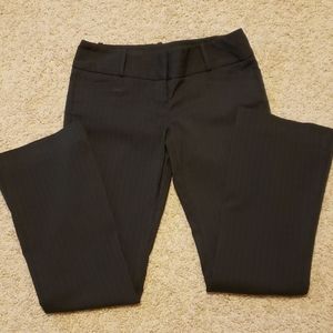 The Limited 4S gray pinstripe slacks